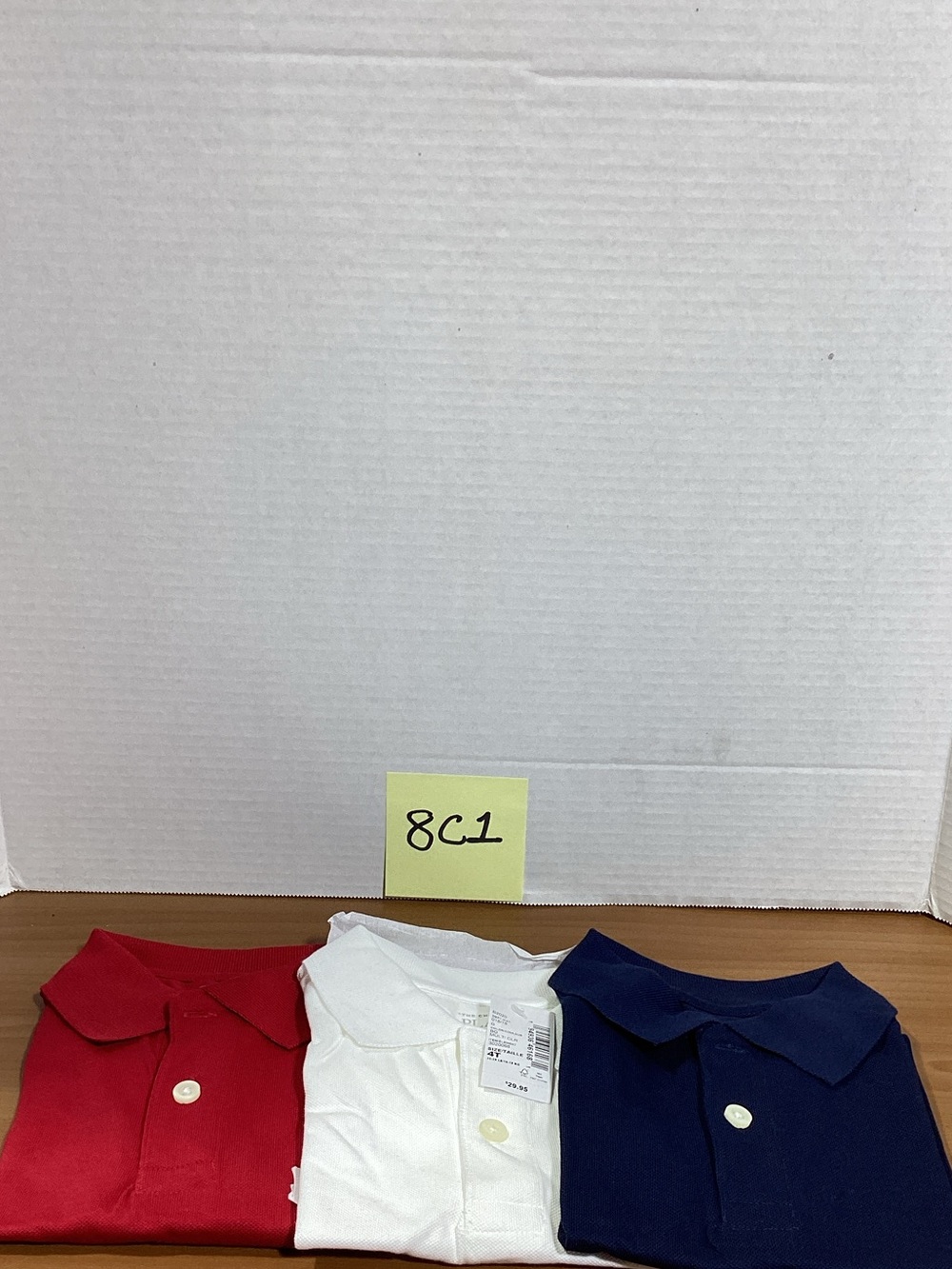 The Children's Place Boys Polo Pack - Red, White, Navy
